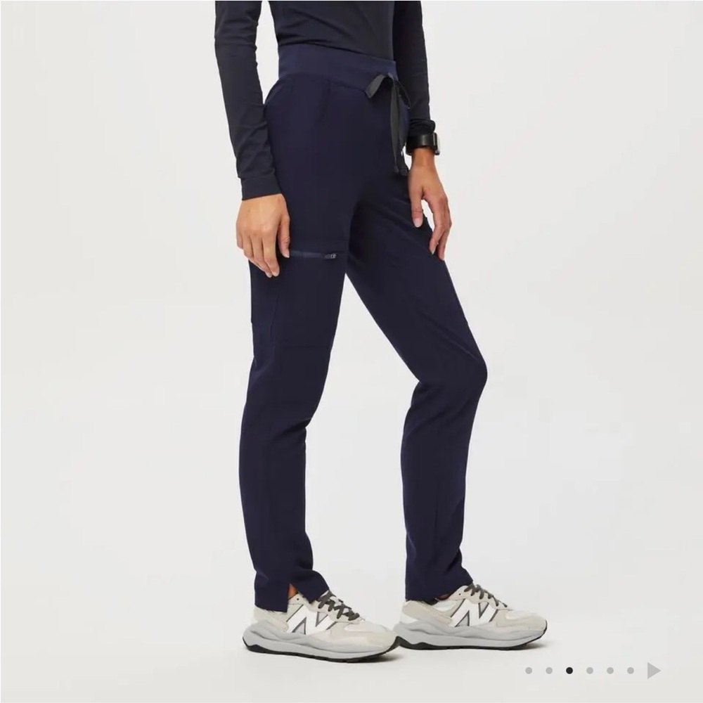 Navy Blue Yola Figs Scrub Pants Small